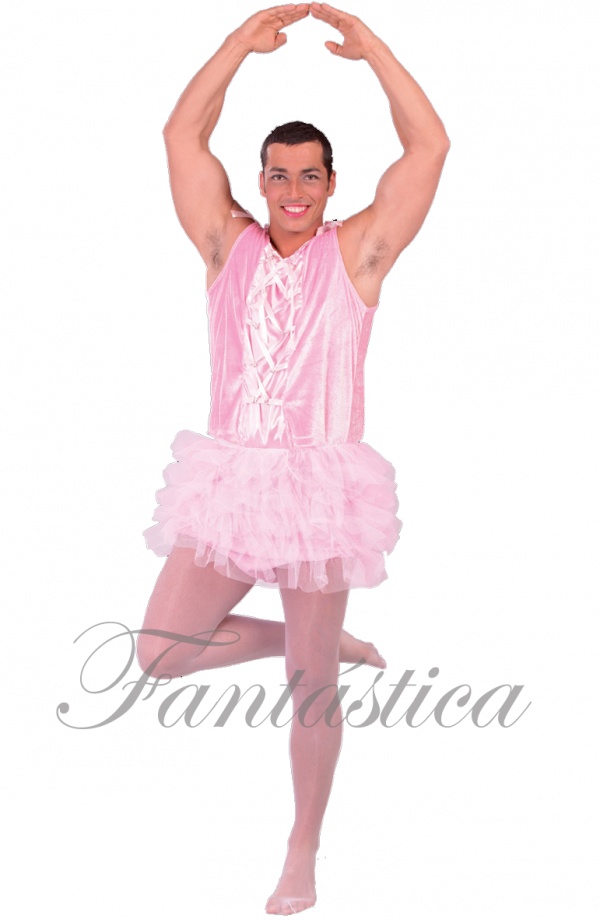 Disfraz para Hombre Bailarina Ballet Rosa II