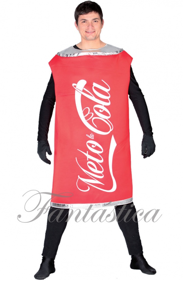 rifle Mártir Percepción Disfraz para Hombre Lata de Coca Cola "Meto la Cola"