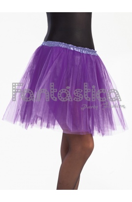 No de moda secuestrar Canciones infantiles Tutú para Ballet y Danza - Falda de Tul para Mujer Color Violeta II