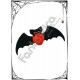 Adorno Colgante Murciélago de 50 x 23 cm para Decoración Halloween