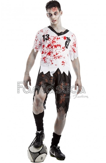 Disfraz para Hombre Futbolista Zombie