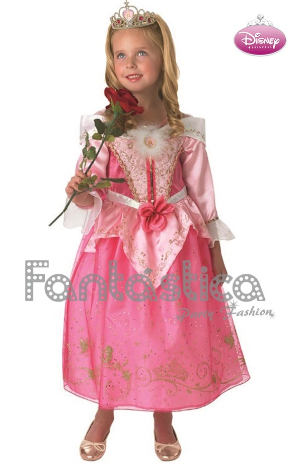 Disfraz para Niña Princesa Disney Bella Durmiente - Disfraz Original de  Disney Princesa Aurora