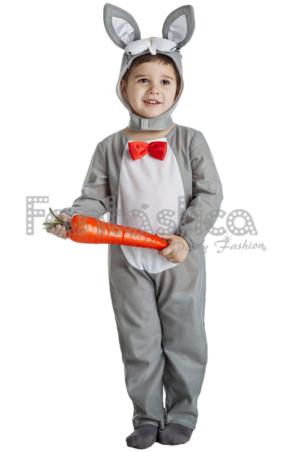 disfraz de fiesta Ropa Ropa unisex para niños Disfraces disfraz de niño pequeño woodland Disfraz de conejo disfraz de Halloween para niños o niñas conejito bebé disfraz de conejo gris de Halloween 