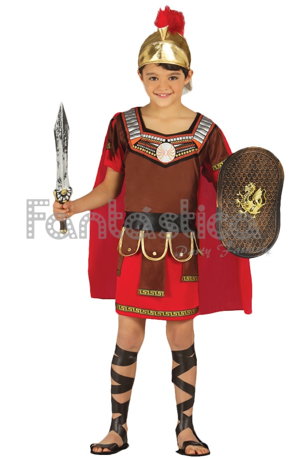 Varios Manhattan Emociónate Disfraz para Niño Soldado Romano II