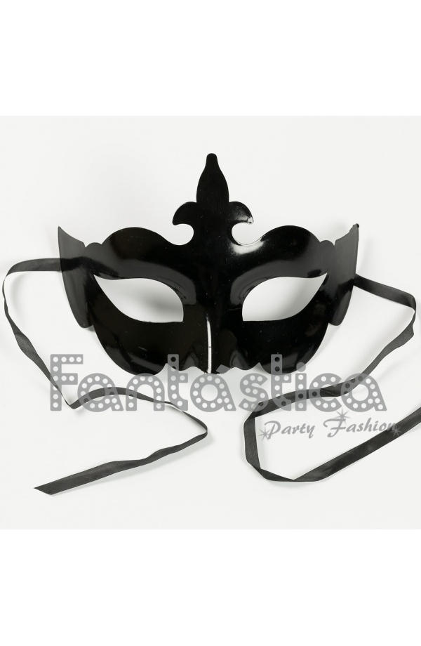 Antifaz Máscara Veneciana para Carnaval Color Negro