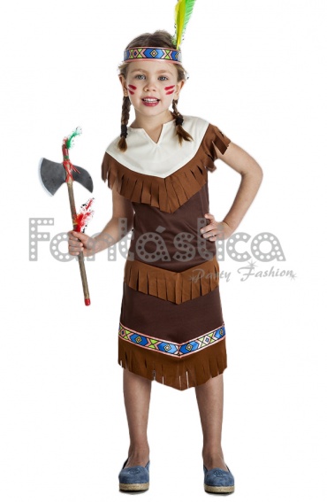 disparar patrocinado a nombre de Disfraz para Niña India Pocahontas VII