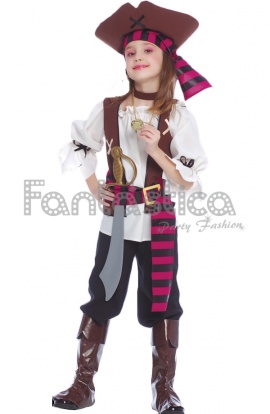 Disfraz para Niña Pirata Siete Mares