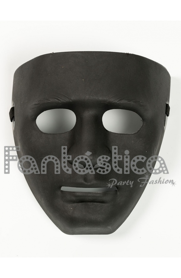 Máscara para Carnaval o Halloween Careta Negra