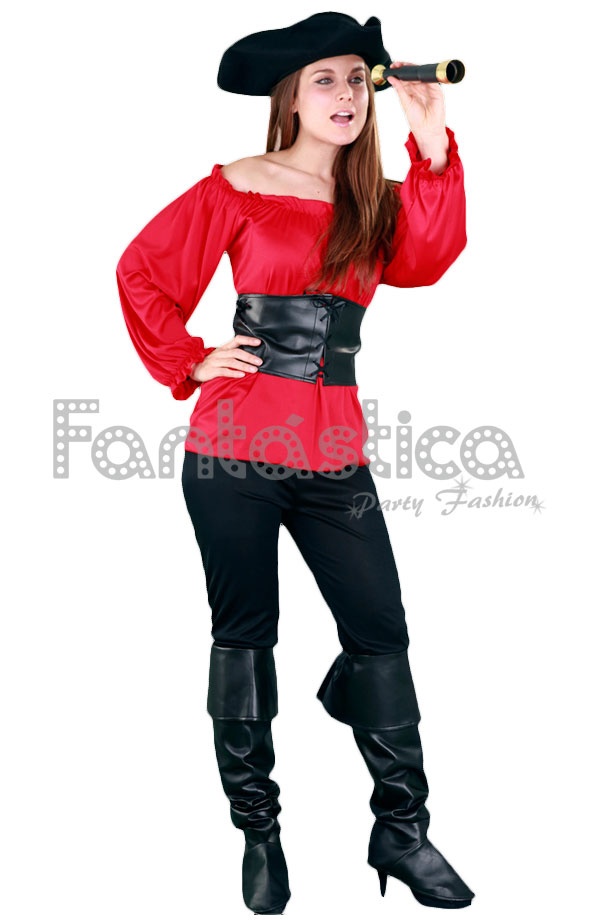 Disfraz para Mujer Pirata-Bucanera IV