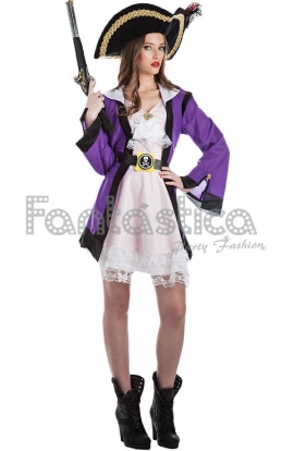  EraSpooky Disfraz de pirata para mujer, vestido sexy de  bucanero de Halloween, Mujeres piratas : Ropa, Zapatos y Joyería