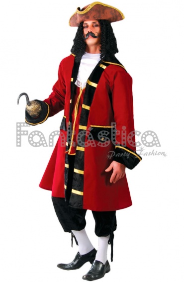 Disfraz para Hombre Pirata Capitán Garfio