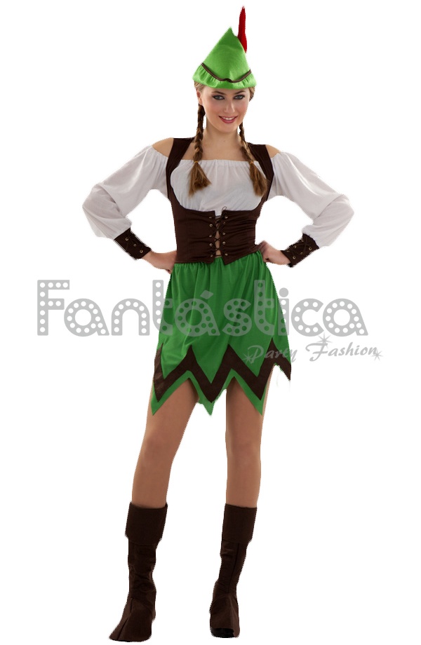 Popa plan de ventas Me preparé Disfraz para Mujer Peter Pan