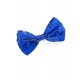 Pajarita Unisex para Disfraz Show con Lentejuelas Color Azul