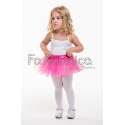 Tutú para Ballet y Danza - Falda de Tul para Bebé y Niña Pequeña Color  Fucsia