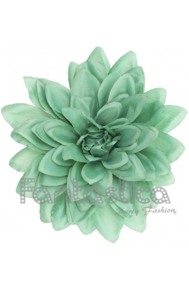 Flor para el Pelo Modelo Amalia Color Verde Menta