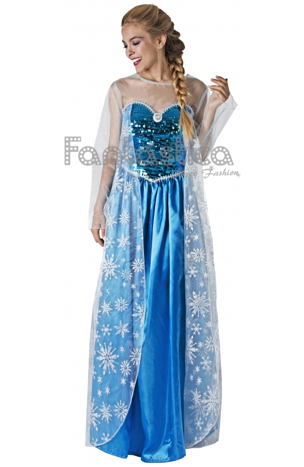 acoso Casarse finalizando Disfraz para Mujer Princesa Elsa Frozen