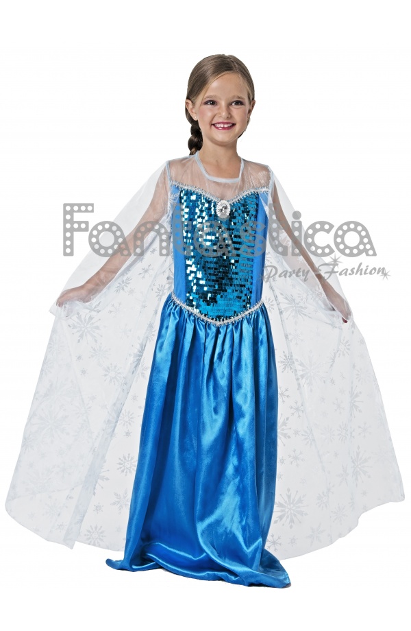 celestial marca Resaltar Disfraz para Niña Princesa Elsa Frozen III