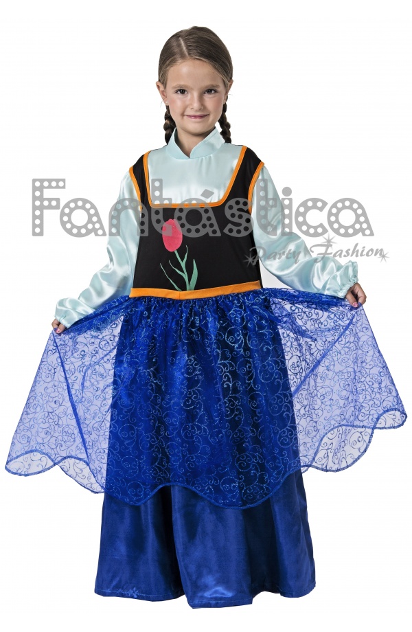 Suposición Vendedor desfile Disfraz para Niña Princesa Anna Frozen II