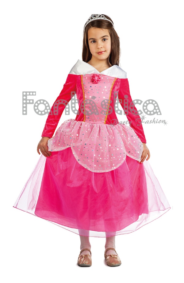 Disfraz para Niña Princesa Bella Rosa