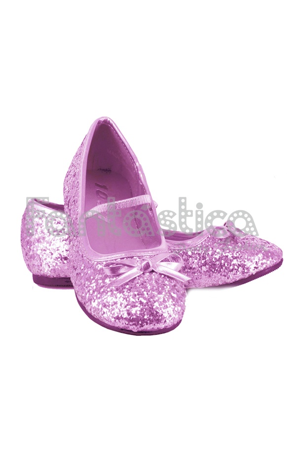 Sparkling Pink Ballerina Shoes Sizes for Girl and Woman