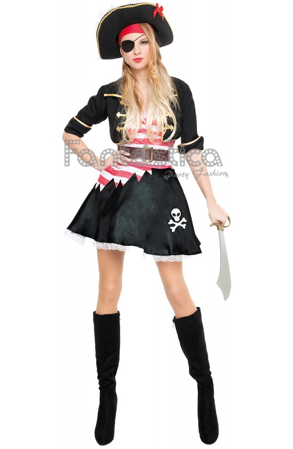 Brisa Kent Herméticamente Disfraz para Mujer Pirata Bella Filibustera