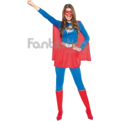 Variante Aclarar Frontera Disfraz para Mujer Superwoman Chica Heroína II
