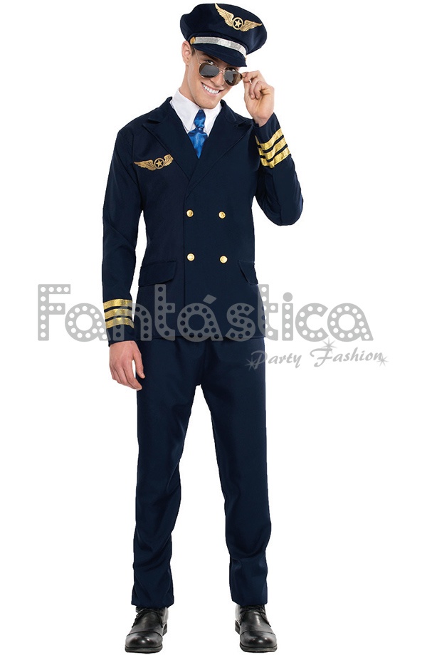 Disfraz para Hombre Piloto de Avión
