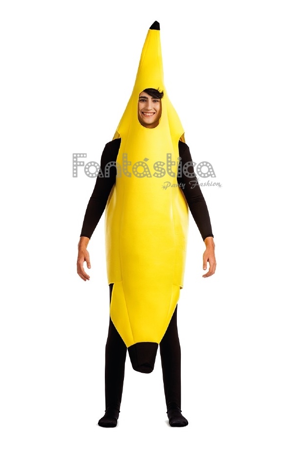 Morph Disfraz de plátano para adultos, traje de plátano para adultos,  disfraz de cáscara de plátano, disfraz de frutas para hombres y mujeres