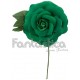 Flor para el Pelo Modelo Rosario Color Verde Oscuro