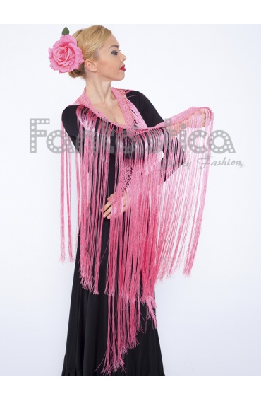 Flecos para Flamencas y Sevillanas - Flecos Color Rosa V