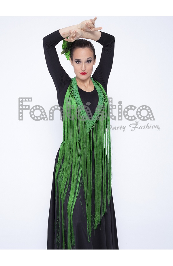 Flecos para Trajes de Flamencas y Sevillanas - Flecos Color Verde