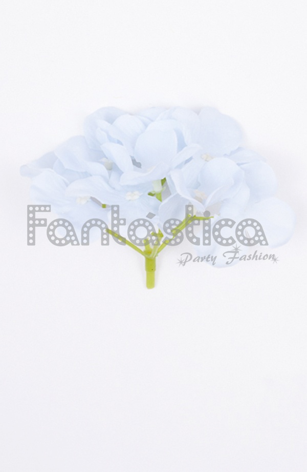 Ramillete de Flores para el Pelo Modelo Sara Color Azul Pastel