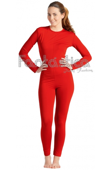 Mono Maillot Spandex para Mujer Color Rojo