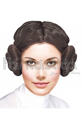 A tiempo Alinear Puñado Peluca Princesa Leia - Star Wars para Disfraz