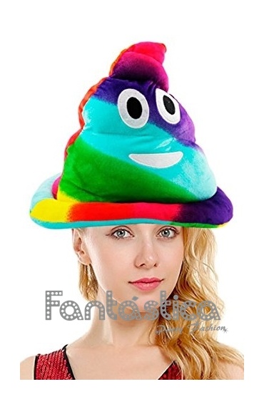 Sombrero para Disfraz de del Whatsapp Arco Iris Multicolor