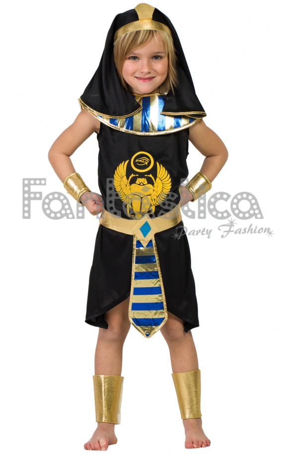 Disfraz para Niño Faraón Egipcio Negro