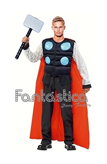 regional Hola kiwi Disfraz para Hombre Thor Superhéroe del Trueno