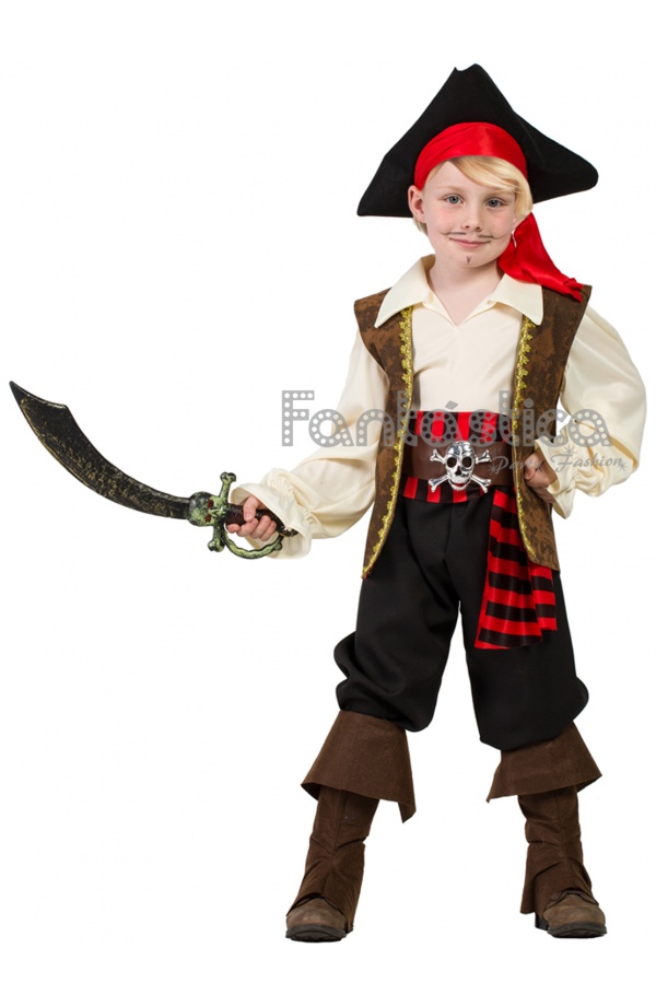 Disfraz para Niño Capitán Pirata Deluxe