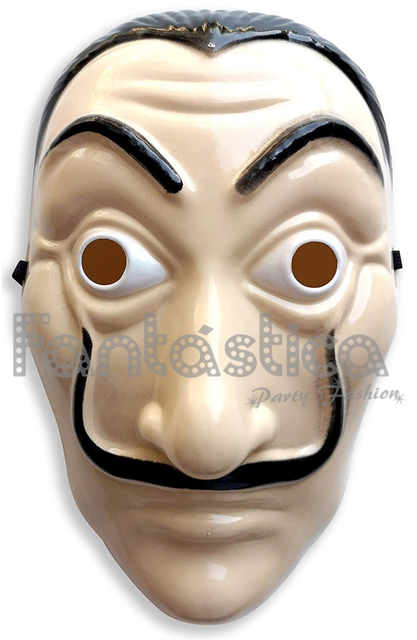 Ordenador portátil cero becerro Máscara Careta de Dalí Atracador Ladrón para Disfraz de "La Casa de Papel"