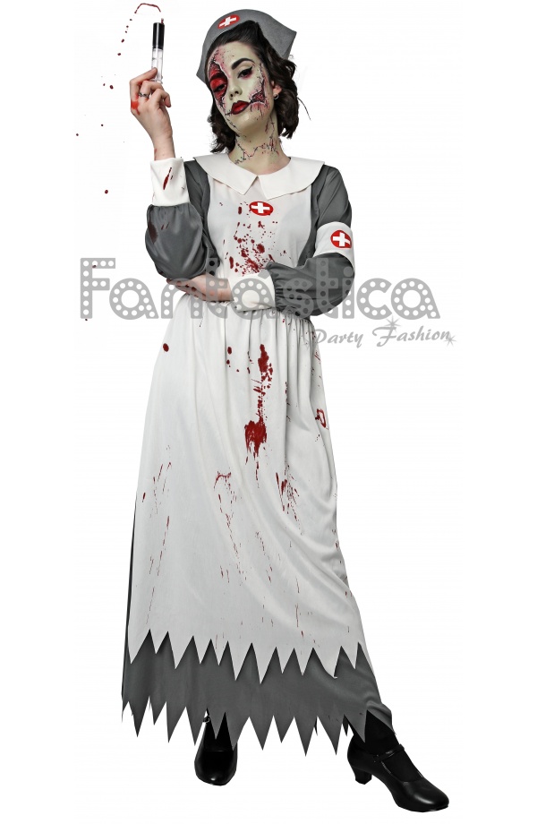 Disfraz para Mujer Enfermera Zombie