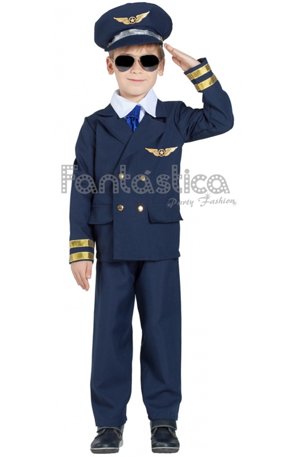 Disfraz para Niño Piloto de Avión
