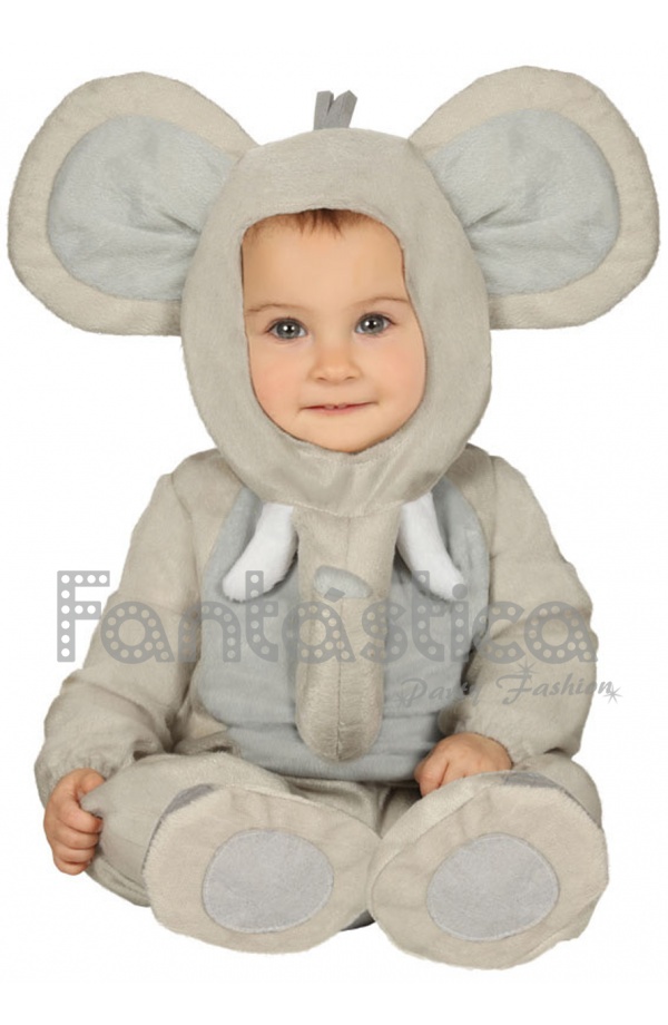 Miniatura Alérgico Escuchando Disfraz para Bebé y Niño Elefantito