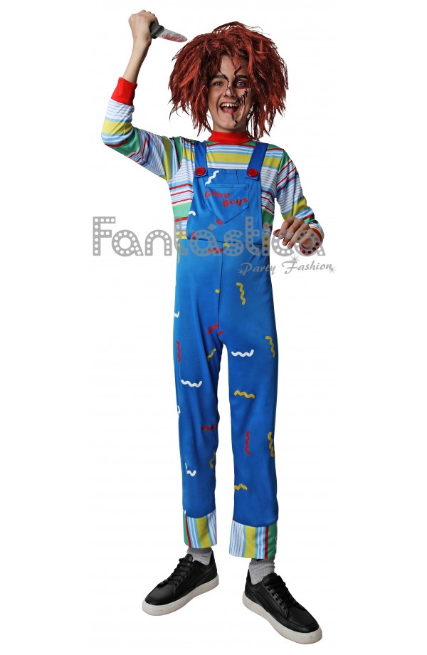 Disfraz para Niño Chucky Muñeco Asesino Disfraz para Niño Chucky Muñeco Asesino