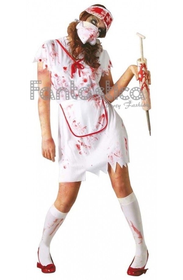 Disfraz para Mujer Enfermera Zombie