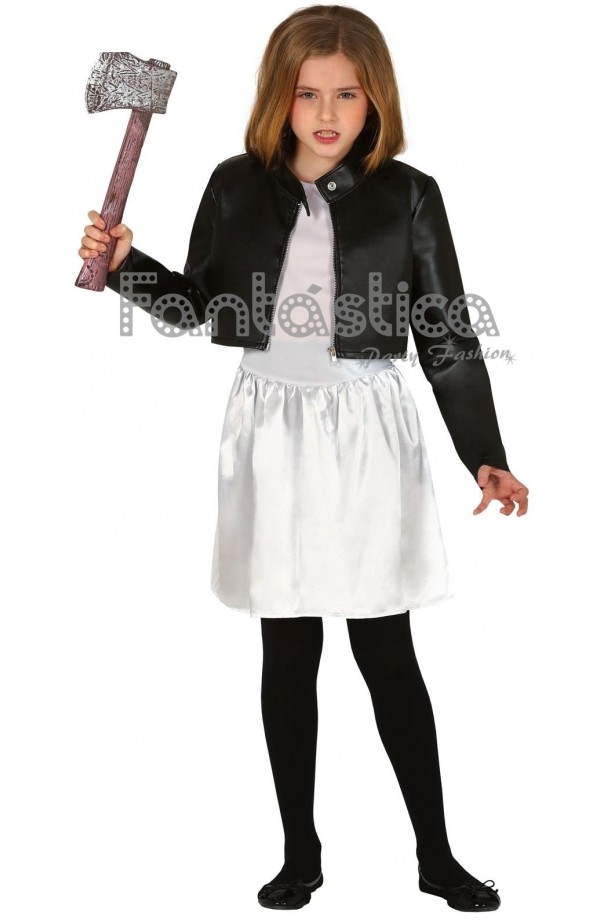 Creo que Sentirse mal apuntalar Disfraz para Niña Tiffany, la Novia Asesina del Muñeco Chucky II