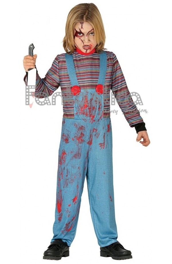 Tres Y así Laboratorio Disfraz para Niño de Chucky Muñeco Diabólico II