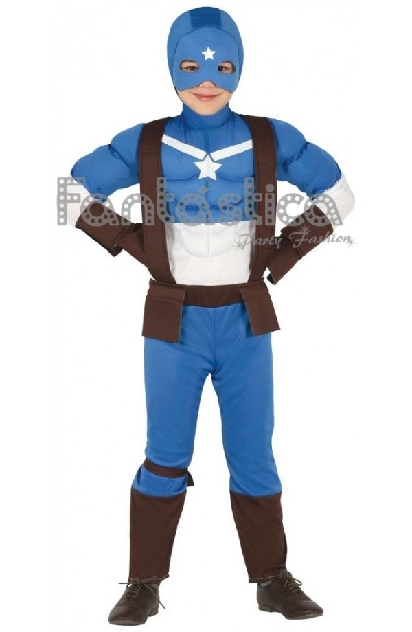 Intolerable camuflaje Terminal Disfraz para Niño Capitán América