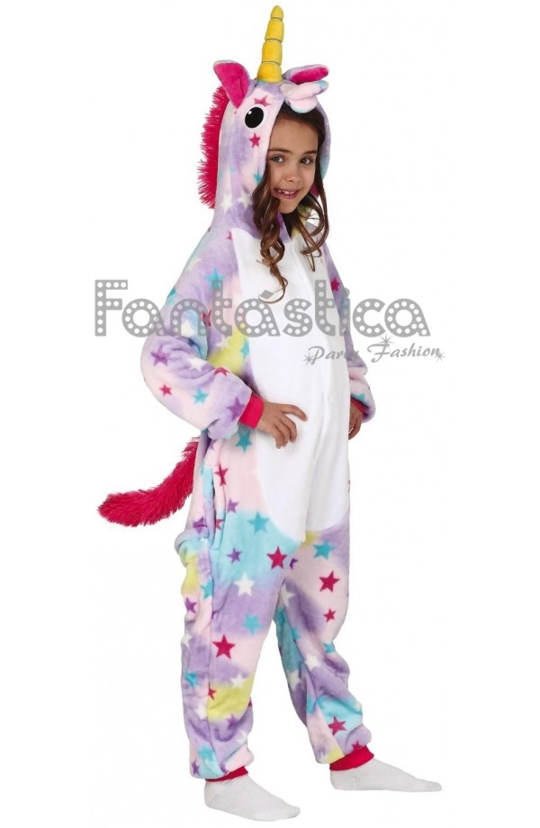 aleatorio mecanógrafo ético Disfraz para Niña Unicornio Pijama Multicolor II