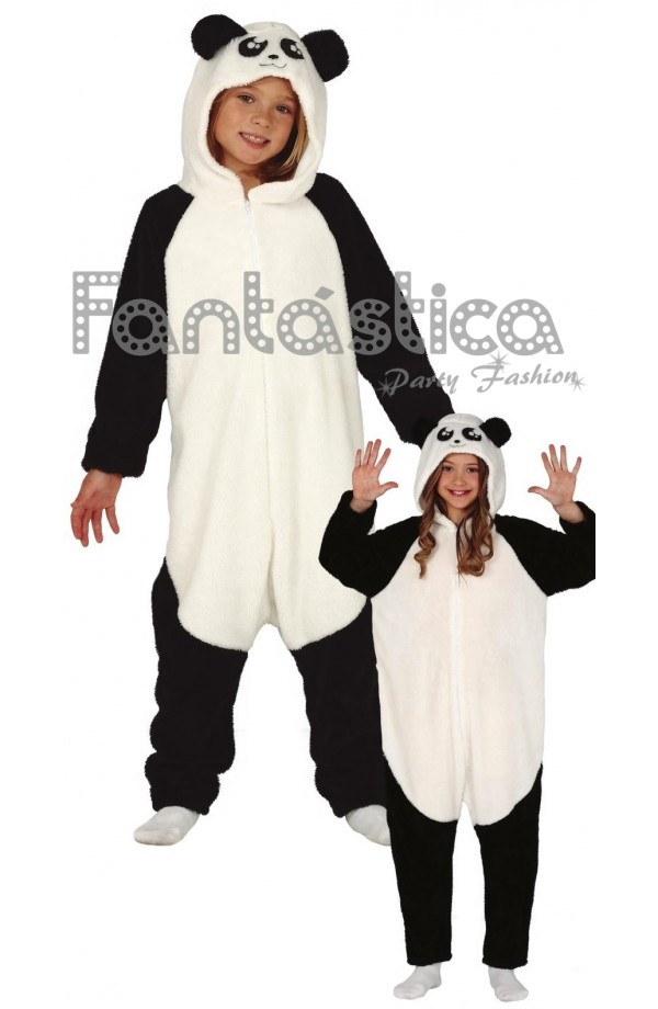 Disfraz para y Niña Oso Panda Pijama