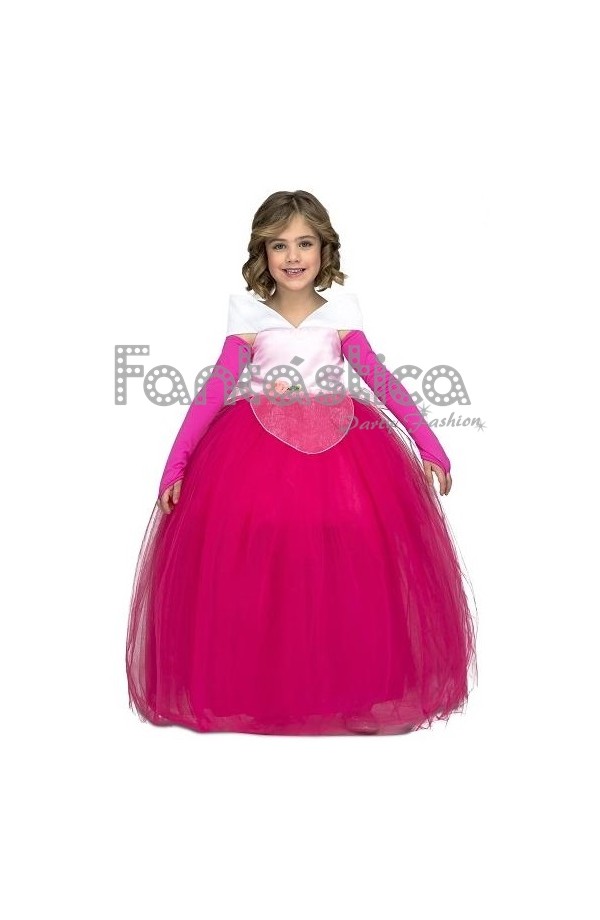 Disfraz para Niña Princesa Rosa de Cuento V